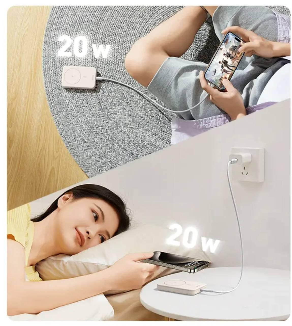 Повербанк UGREEN PB561 10000 mAh 20W Green (45359) - фото 3 Повербанк UGREEN PB561 10000 mAh 20W Green (45359) - фото 3