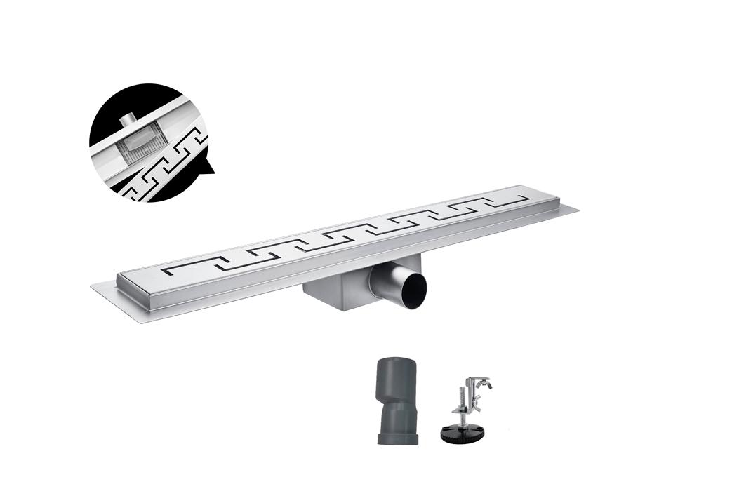 Трап душовий KOER FD04 з нержавіючої сталі SUS304 70x600 мм (OL-AC0705) - фото 2 Трап душовий KOER FD04 з нержавіючої сталі SUS304 70x600 мм (OL-AC0705) - фото 2