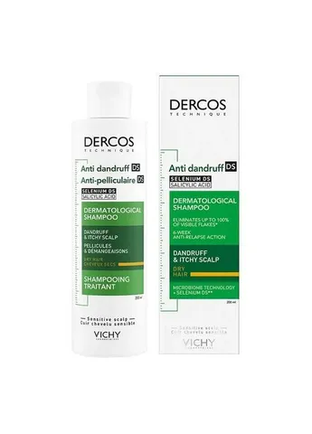 Шампунь проти лупи для сухого волосся Vichy Dercos Anti-Dandruff 200 мл