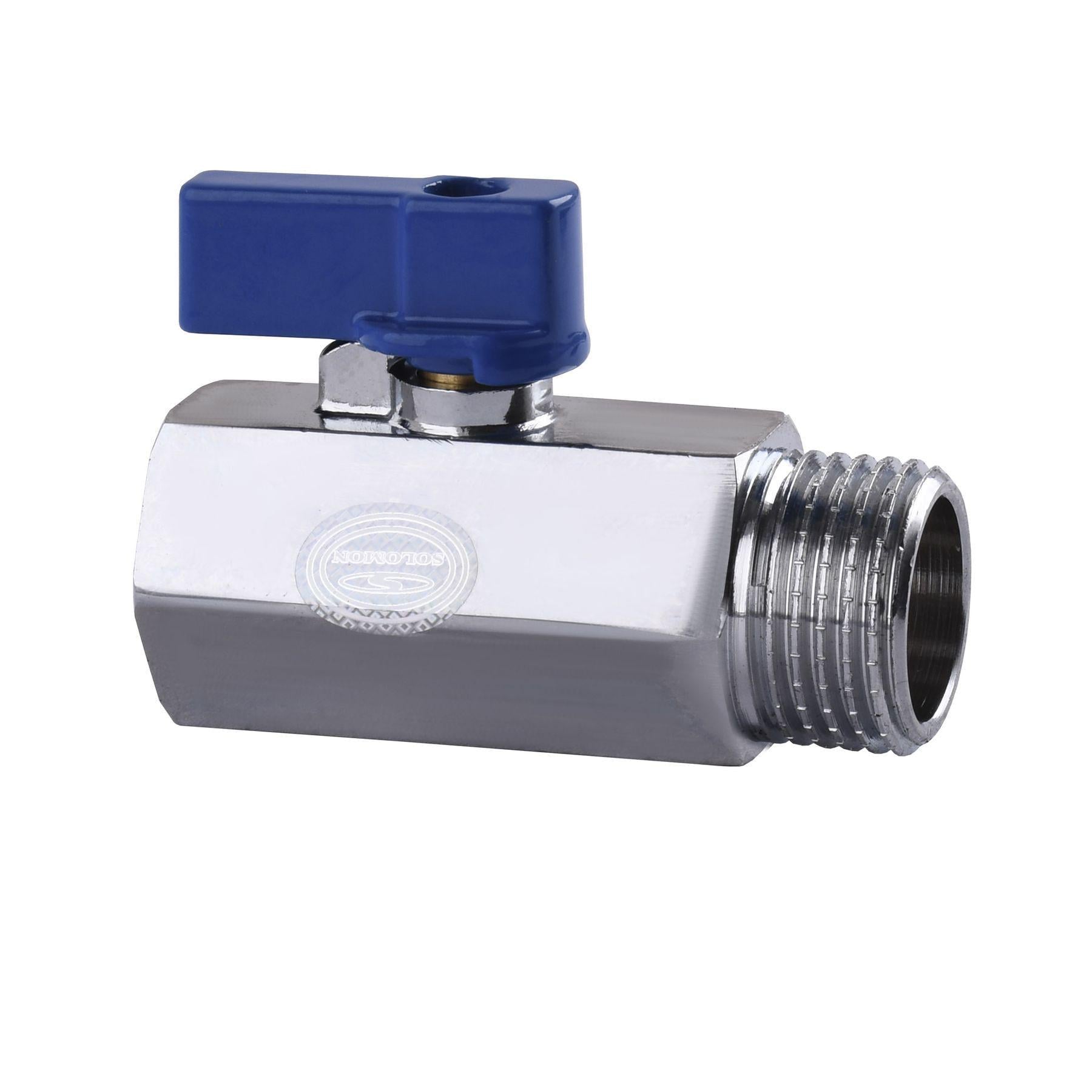 Кран шаровый мини Solomon 1/2″ ЗО NV-3025 2 шт. в упаковке (000000967) Кран шаровый мини Solomon 1/2″ ЗО NV-3025 2 шт. в упаковке (000000967)