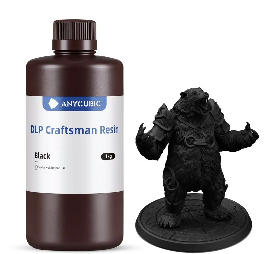 Фотополімерна смола DLP Anycubic Craftsman Black (SDHLBK-104C)