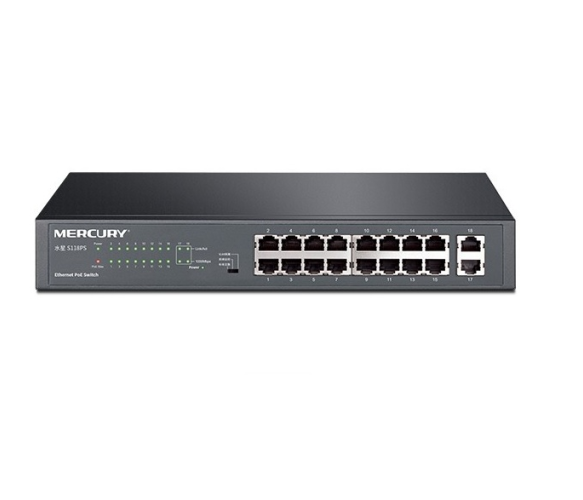 Коммутатор POE Mercury SG118PS 16 портов (3103387672)