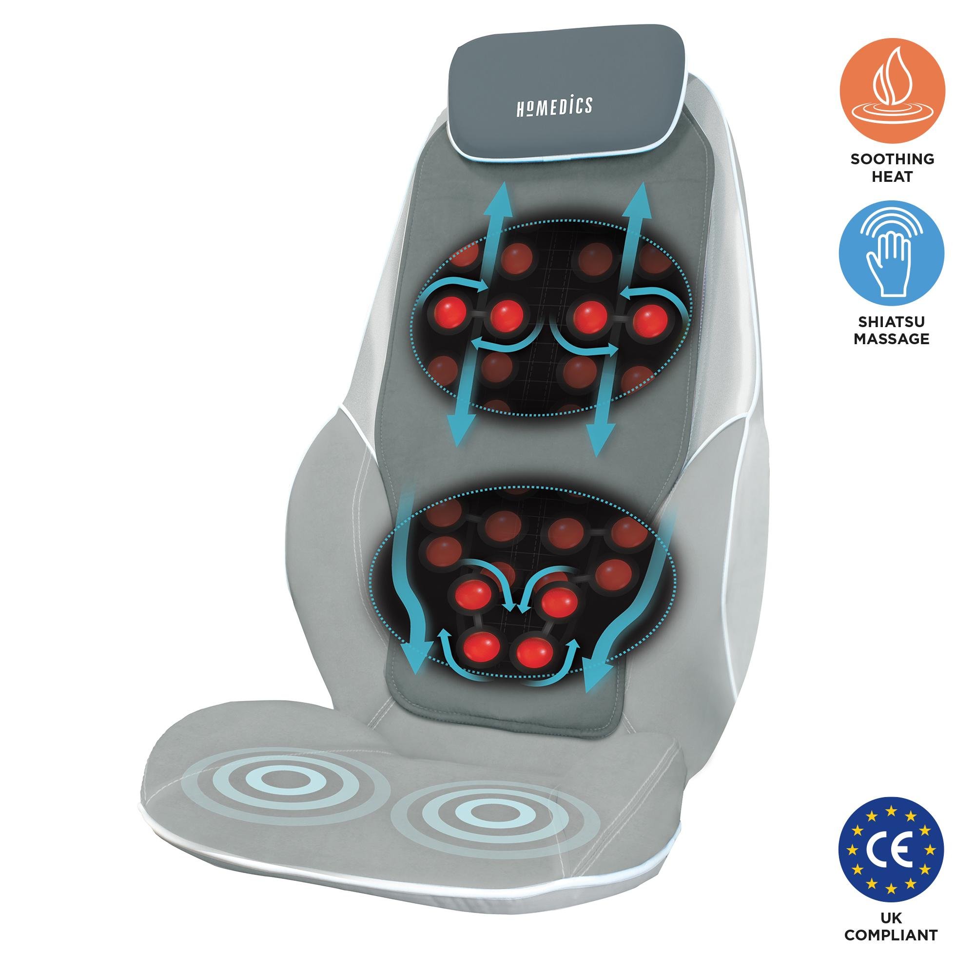 Накидка масажна HoMedics Shiatsu MAX Deluxe (BMSC-5000H-EU) - фото 2