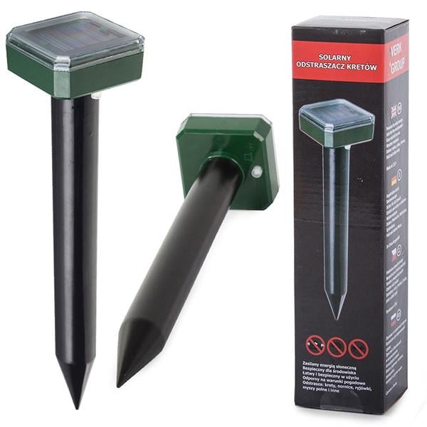 Набор отпугивателей кротов Verk Group GN-007 300-500 Гц 650 м2 вибрация каждые 30 секунд на пластиковой солнечной панели 2 шт. (1586182770)