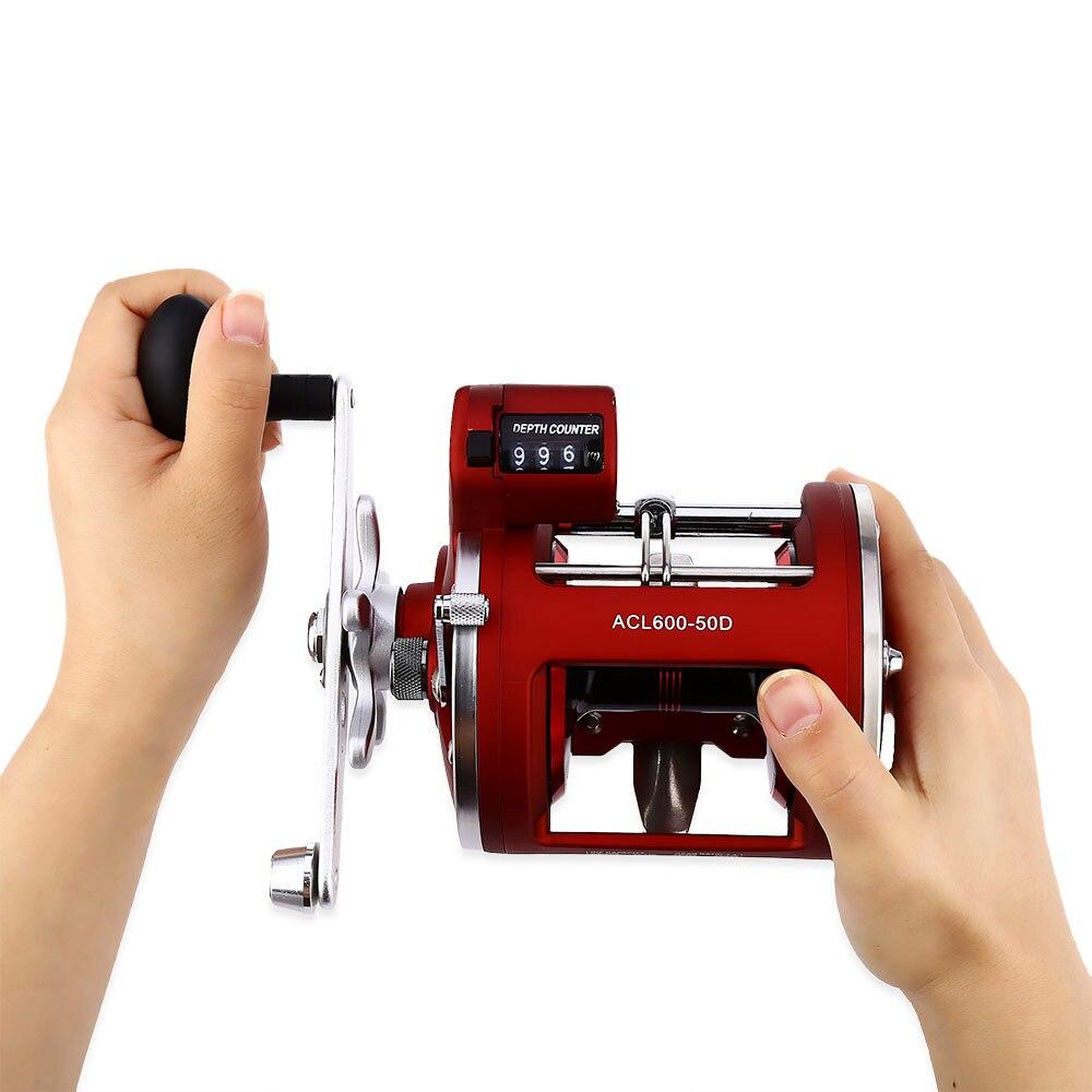 Катушка мультипликаторная yumoshi ACL600-30D с счетчиком Red Left - фото 3 Катушка мультипликаторная yumoshi ACL600-30D с счетчиком Red Left - фото 3