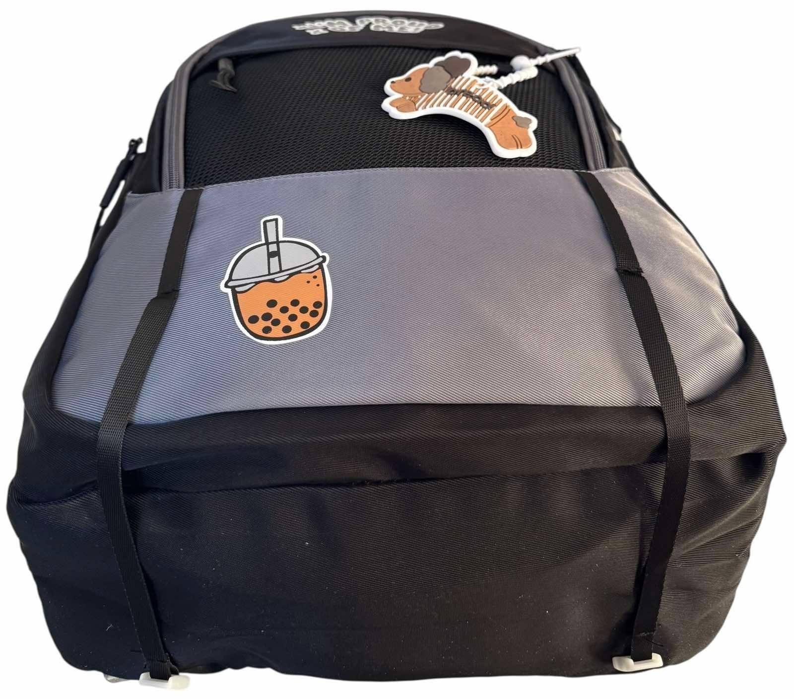 Рюкзак шкільний з трьома відділеннями Чорний (7902) - фото 5 Рюкзак шкільний з трьома відділеннями Чорний (7902) - фото 5