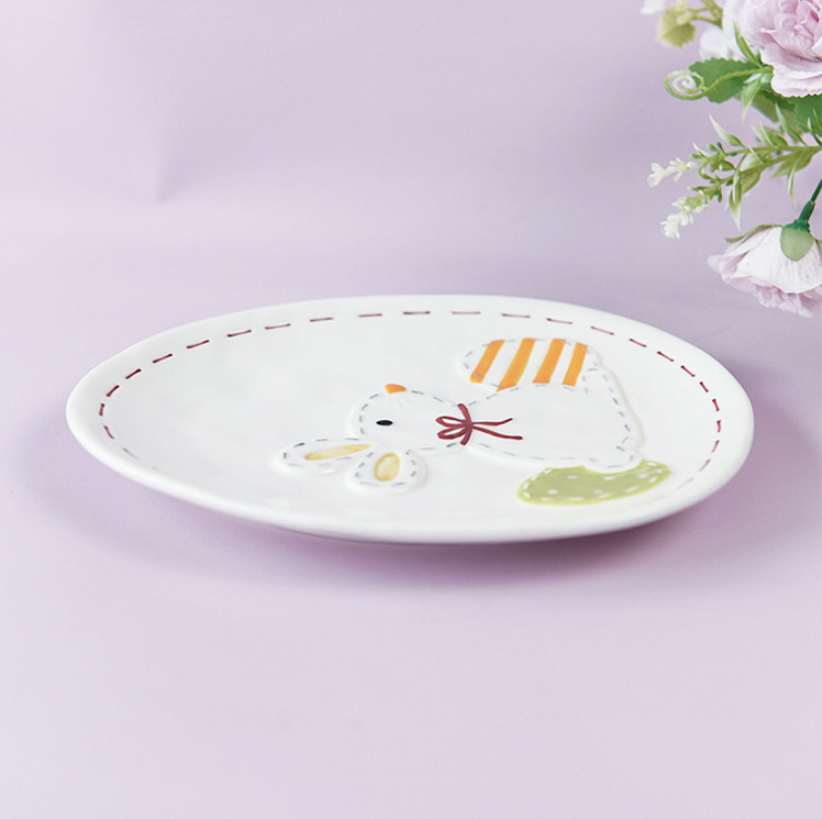 Блюдо овальне Кролик 6805 2,1х18,4х21,1 см (4357974) - фото 5 Блюдо овальне Кролик 6805 2,1х18,4х21,1 см (4357974) - фото 5