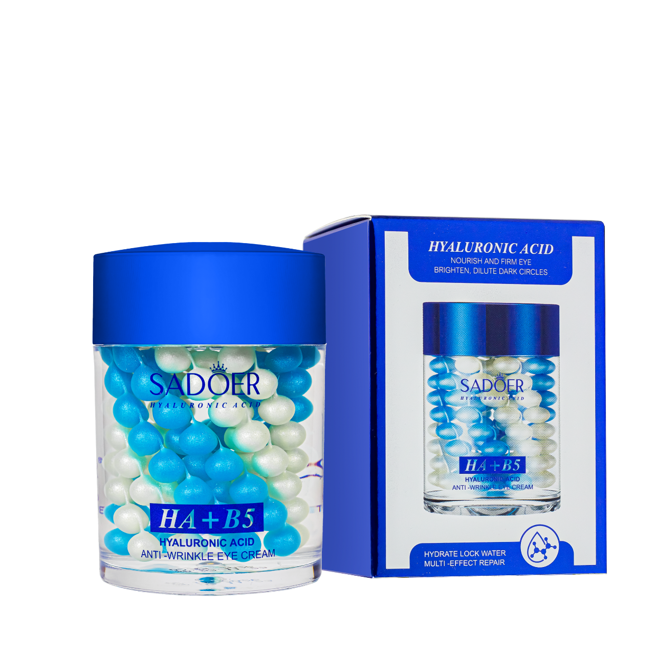 Крем для кожи вокруг глаз от морщин Sadoer Anti-Wrinkle Eye Cream HA+B5 60 г Крем для кожи вокруг глаз от морщин Sadoer Anti-Wrinkle Eye Cream HA+B5 60 г