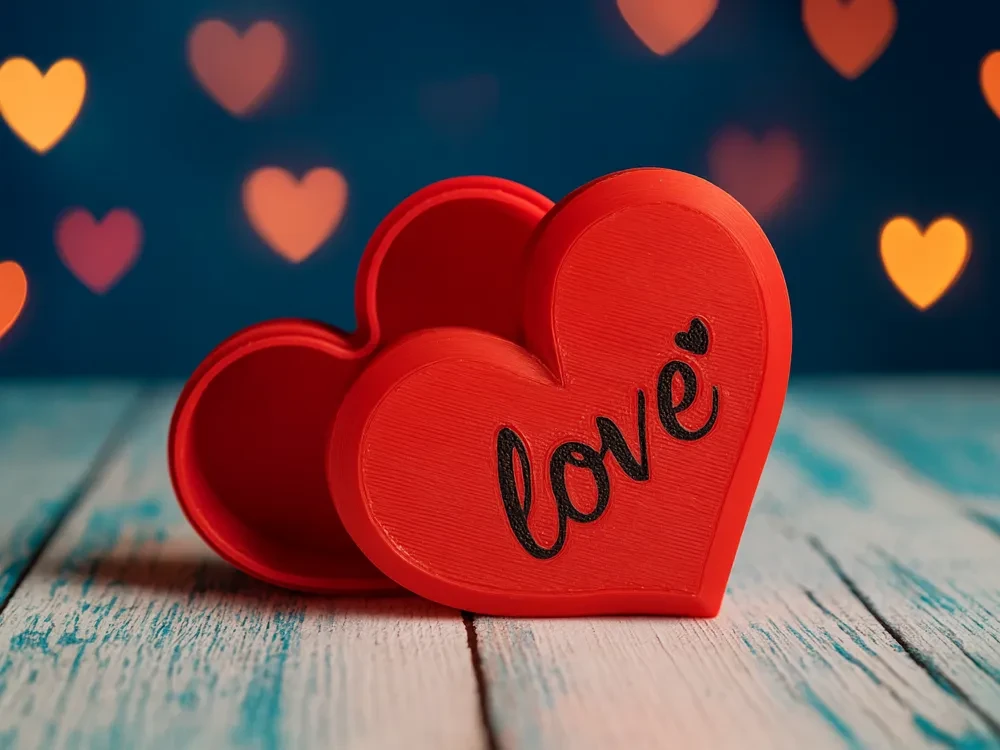 Подарочная коробочка Сердце на 14 февраля