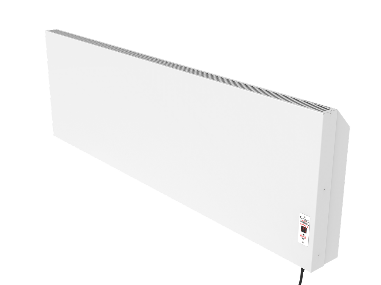 Обігрівач металевий конвекційний Smart Install Model RSL 150 з терморегулятором/електронне керування Білий (MODEL RSLP 150)