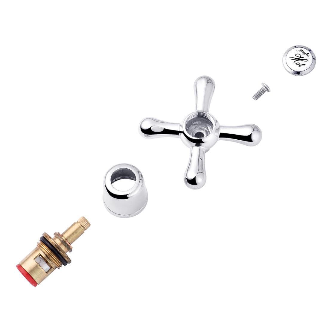 Ручка с кран-буксой для смесителя Kroner KRM C986 пара (CV023567) - фото 2 Ручка с кран-буксой для смесителя Kroner KRM C986 пара (CV023567) - фото 2