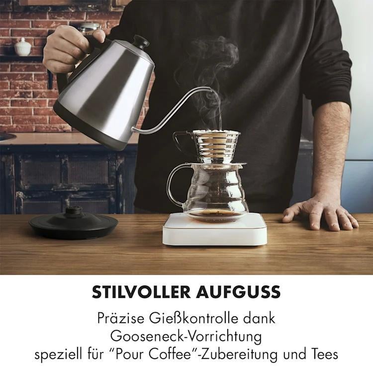 Электрочайник KLARSTEIN Garcon 1 л 2000 Вт (10032533) - фото 6 Электрочайник KLARSTEIN Garcon 1 л 2000 Вт (10032533) - фото 6