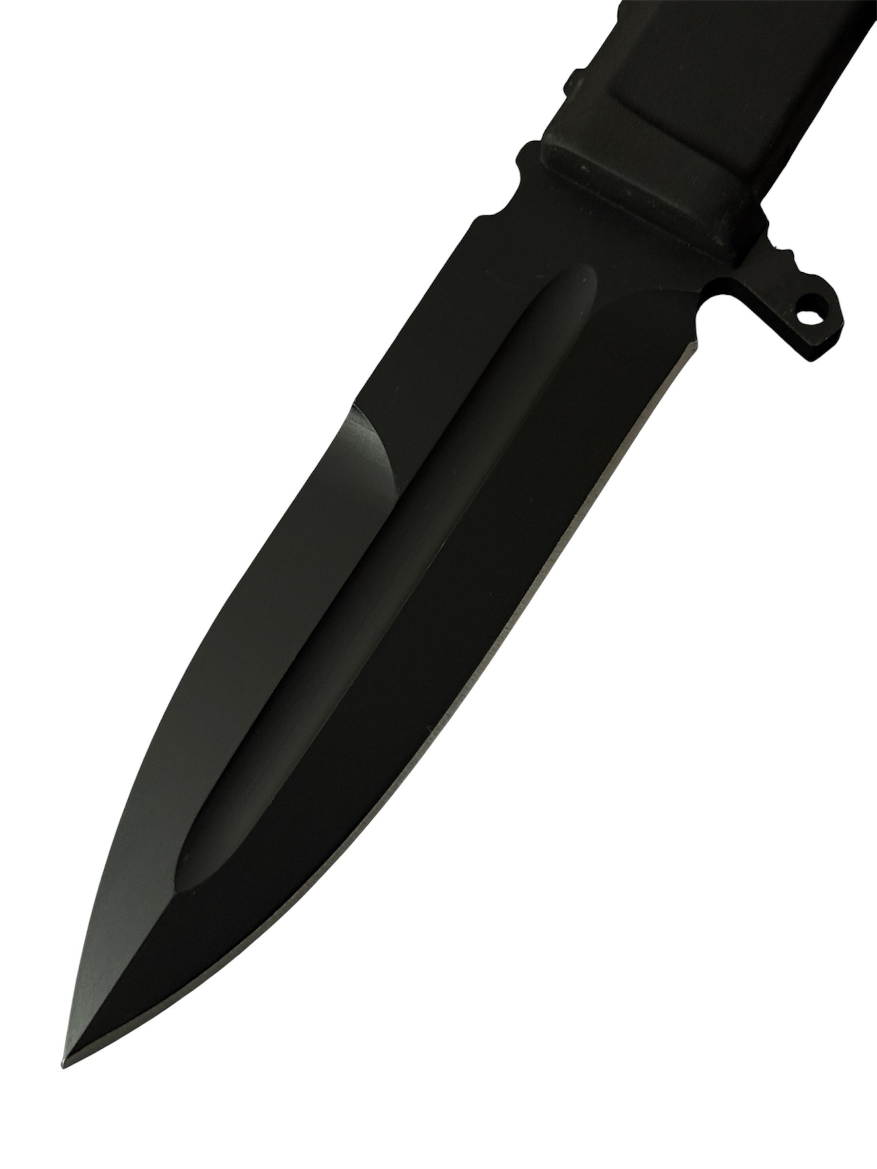 Нож туристический Gorillas BBQ KN1074 4516 Черный - фото 3