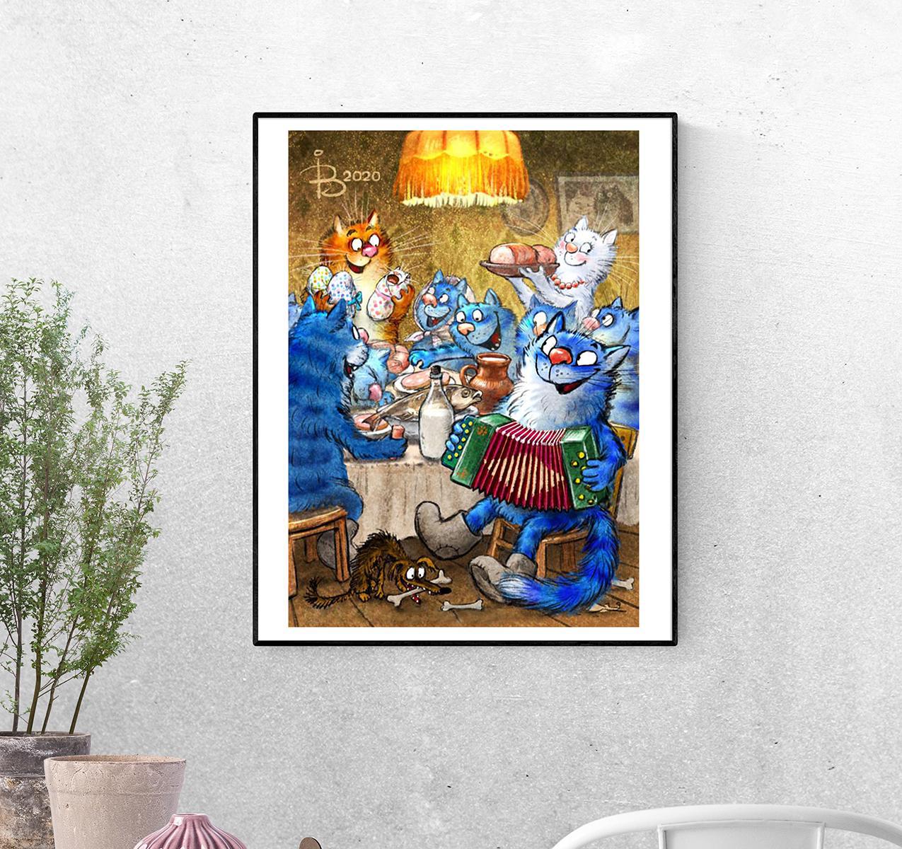 Постер Полный стол гостей формат А-3 (rinaz_20201633038_Poster)