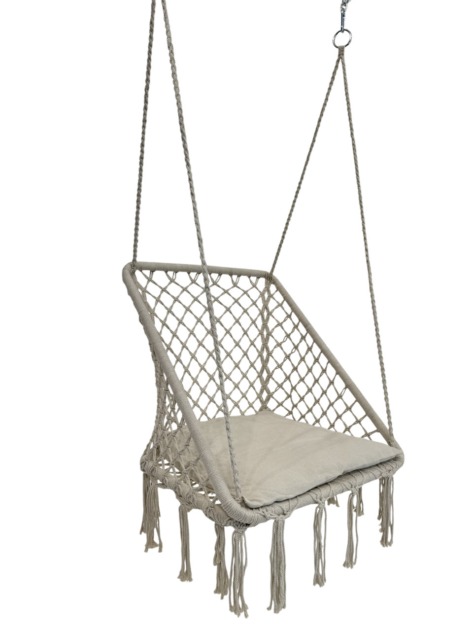 Кресло-качели садовые WCG с подушкой Белый (QNSW03WH) - фото 5