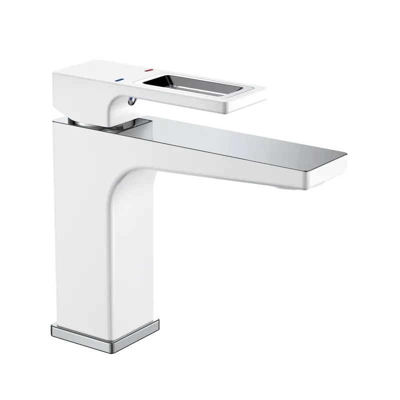 Змішувач для умивальника MIXXUS Premium WALTER 001 Nut White/Chrome (MI6620)