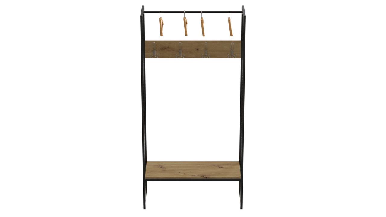 Вешалка напольная модульная Ferrum-decor Трелис 12 ДСП 16 мм 180x90x38 см Черный/Дуб Артизан (FRD-104309) Вешалка напольная модульная Ferrum-decor Трелис 12 ДСП 16 мм 180x90x38 см Черный/Дуб Артизан (FRD-104309)