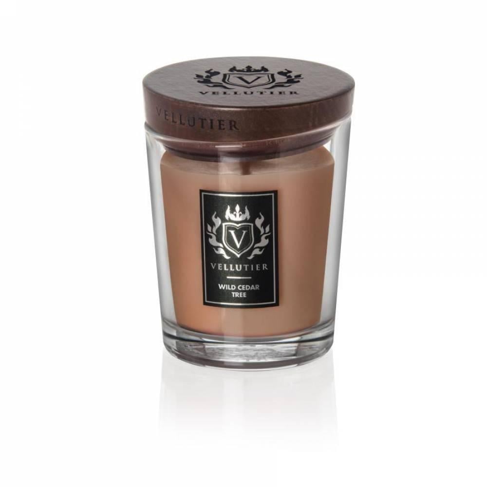 Ароматическая свеча Vellutier Дикий кедр 225 г M