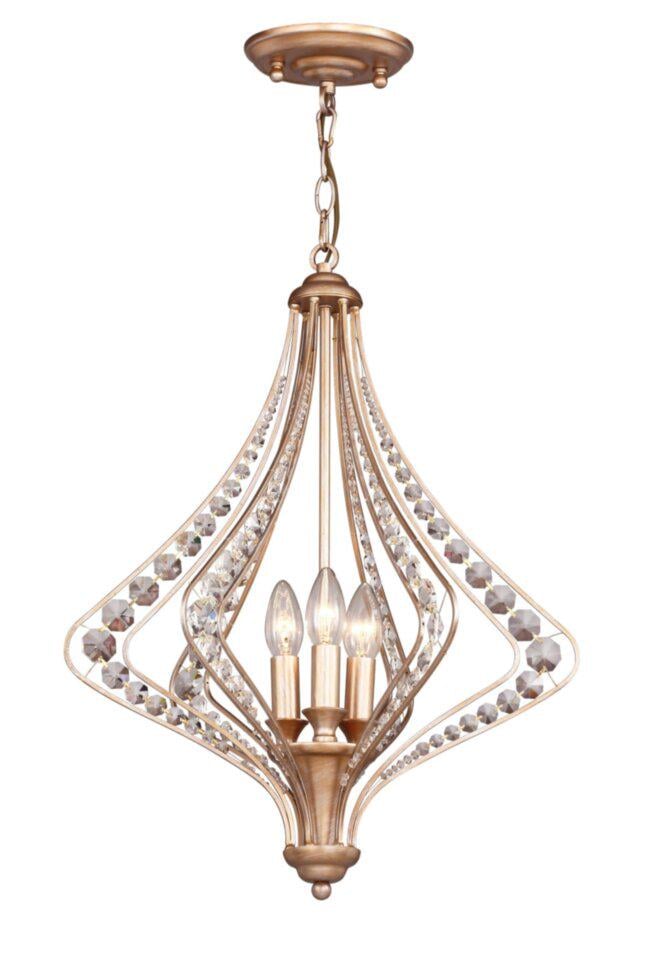 Люстра кришталева Blitz 1498 45x63 см Золотистий (1498-43)