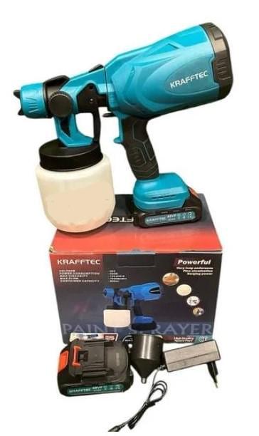 Краскопульт аккумуляторный Krafftec 48 В 800 мл с аккумуляторами 2 шт. (27363139)