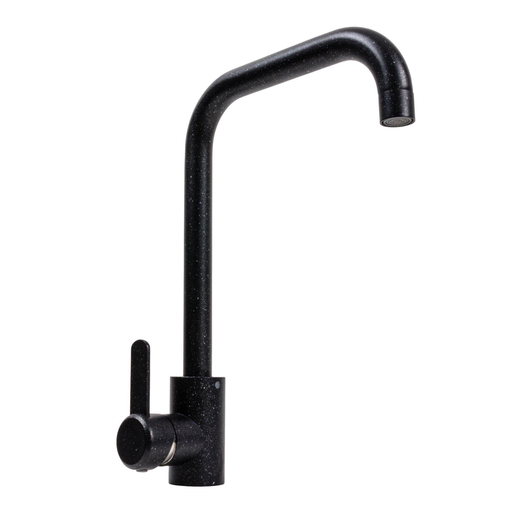 Смеситель кухонный Platinum KT 11 Черный металлик (3008B-FH) Смеситель кухонный Platinum KT 11 Черный металлик (3008B-FH)