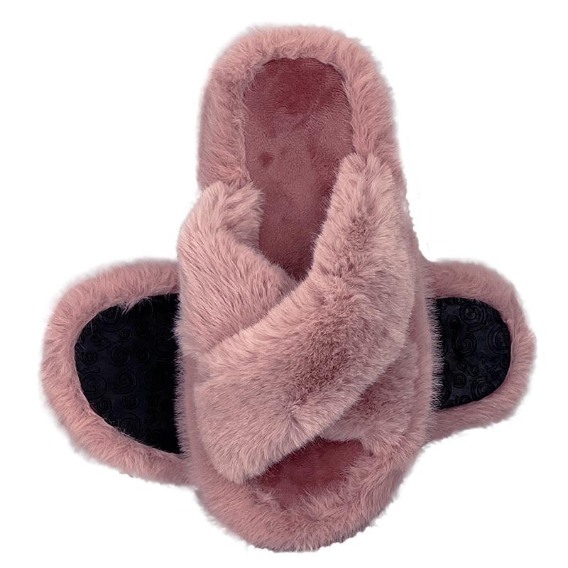 Домашние тапочки женские меховые 80177-3 р. 36-37/23-23,5 см Розовый