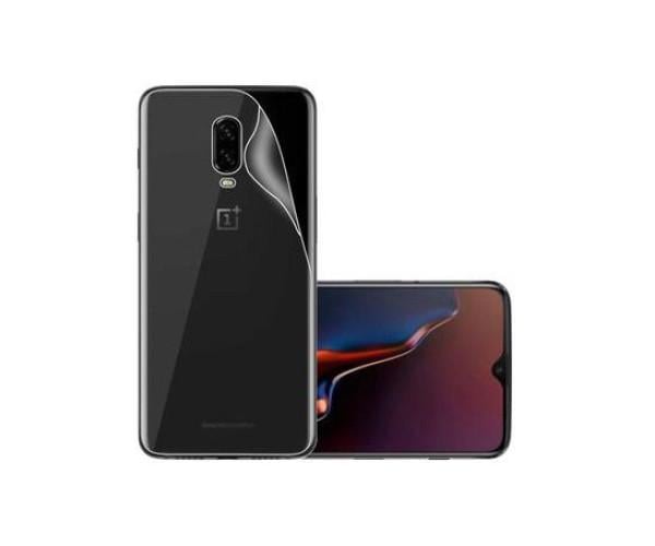 Противоударная гидрогелевая пленка Hydrogel Film для OnePlus 7 на заднюю панель, Transparent