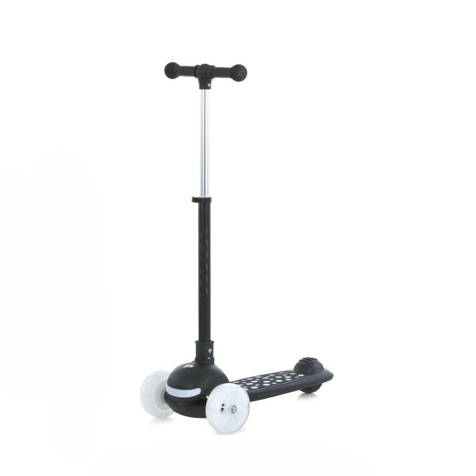 Самокат Bambi трехколесный с музыкой и светом Черный (DS-171-S-377)