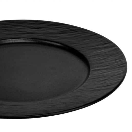 Тарілка Elisey Інь та ян 27 см Чорний (9096-006) - фото 3
