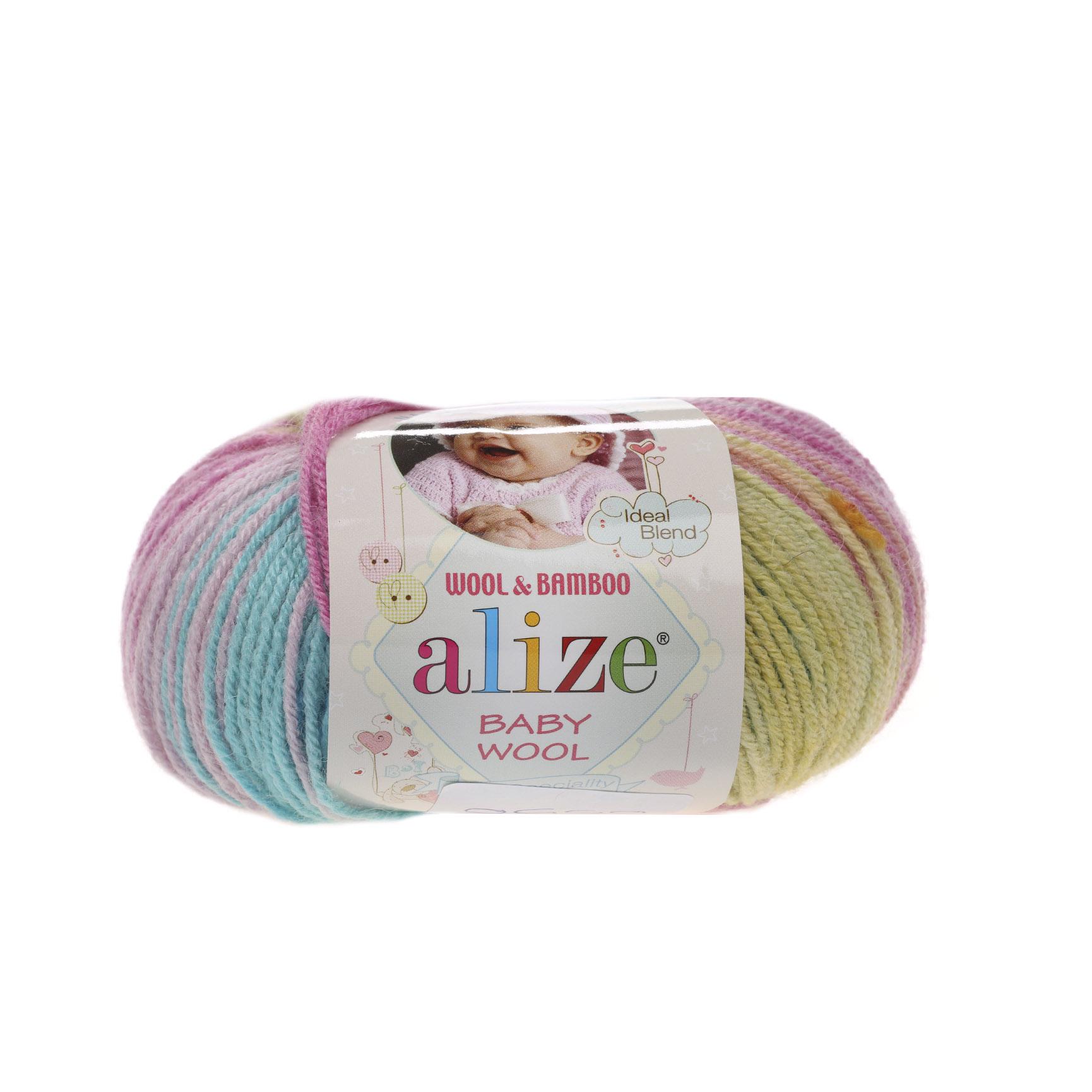 Пряжа Alize Baby Wool Batik 6550