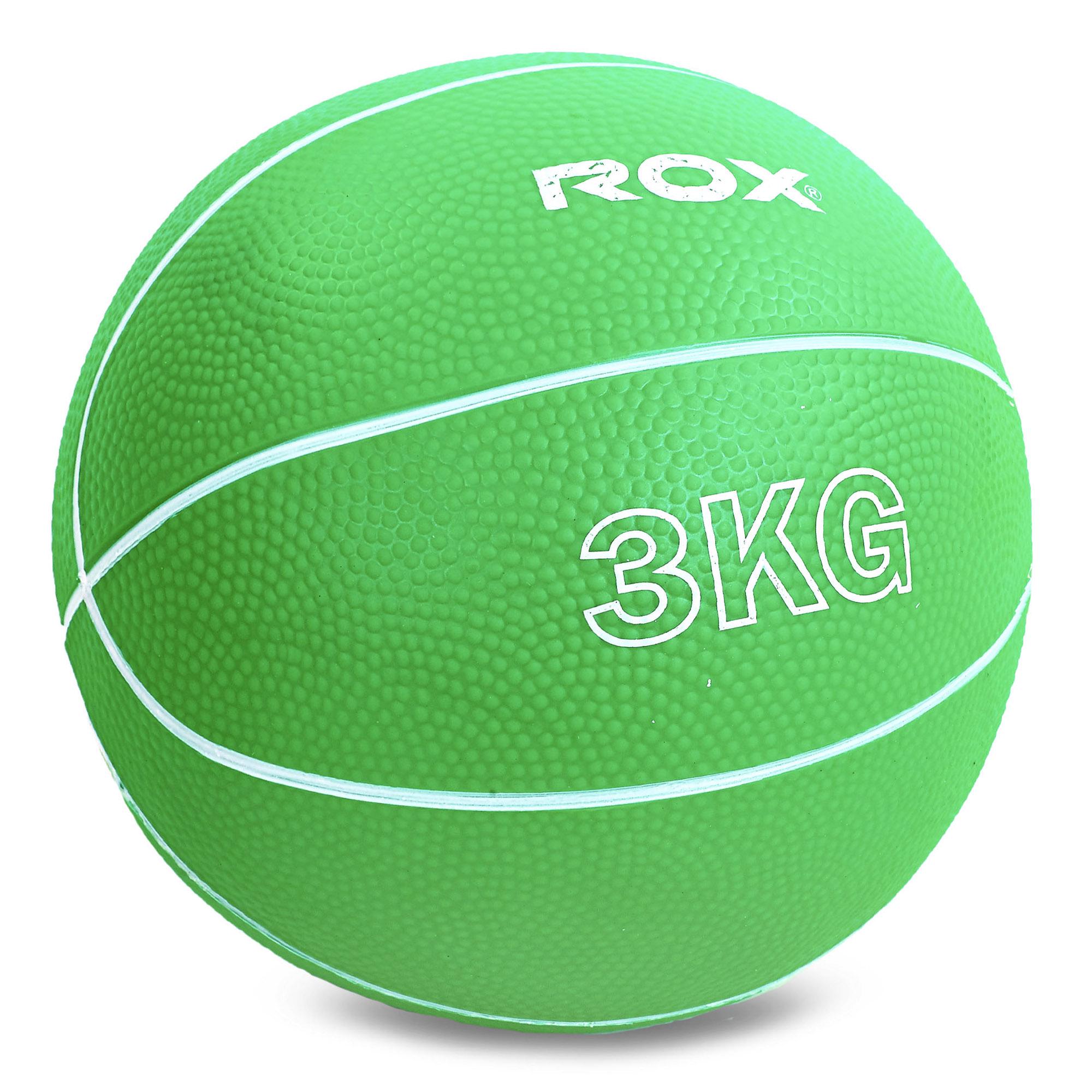 Медбол Zelart Record Medicine Ball SC-8407-3 3 кг Салатовый (DR008582)