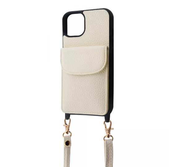 Чехол-накладка для телефона WAVE Leather Pocket Case - iPhone 13 white (460160003)