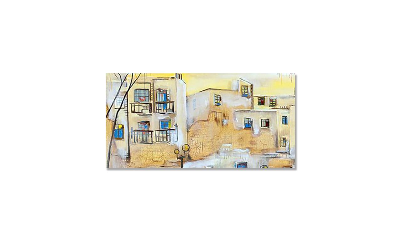 Наклейка вінілова на стіл Zatarga Картина Будинку 600х1200 мм (1294193442)