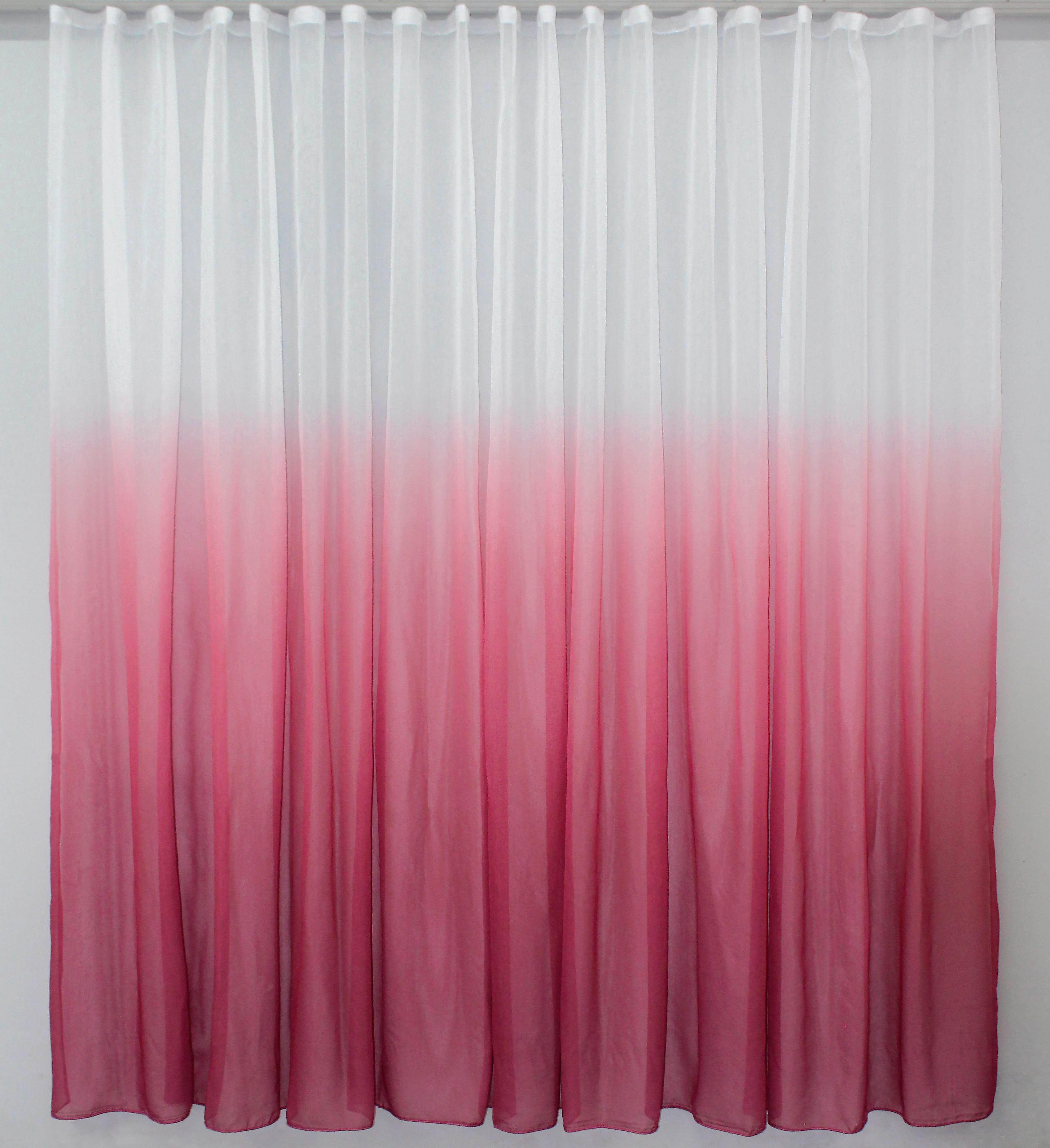 Тюль VR-Textil Tulle No. 579t Ombre Batiste 300x270 см Marsala/White (42-0720)