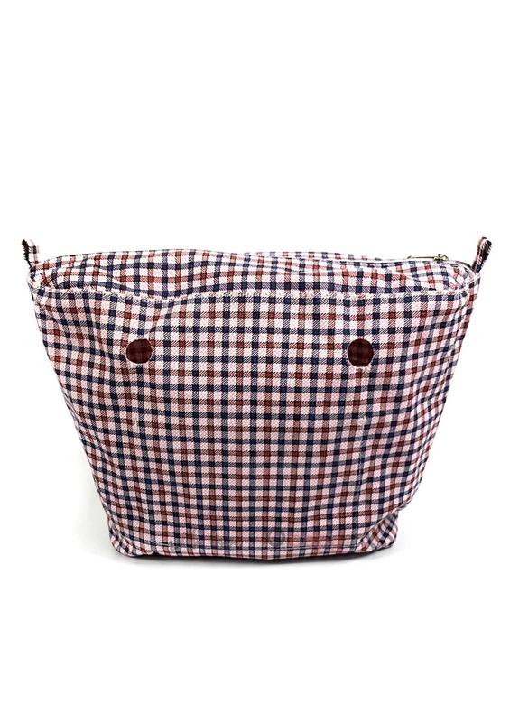 Подкладка джинсовая для сумки Mini Клеточка (6161)