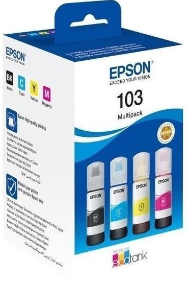 Фарба для принтера Epson Multipack 103 for EcoTank 4 шт. (C13T00S64A)