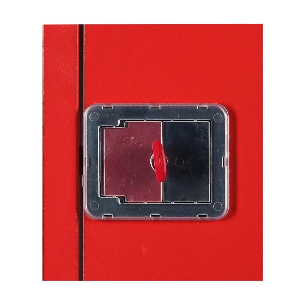 Пожарный шкаф RAL 3020 ШП-ВС 60/60 встроен с задней стенкой 600х600х230 мм Красный (9661346) - фото 5