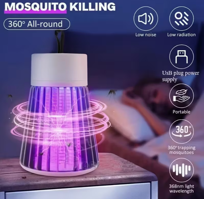 Лампа-пастка від комарів UKC 5W USB - Електричний знищувач комах - фото 7 Лампа-пастка від комарів UKC 5W USB - Електричний знищувач комах - фото 7