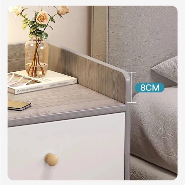 Тумба прикроватная STL-MD 76 с шухлядами 40х30х45 см Серо-белый (2847394698) - фото 6 Тумба прикроватная STL-MD 76 с шухлядами 40х30х45 см Серо-белый (2847394698) - фото 6