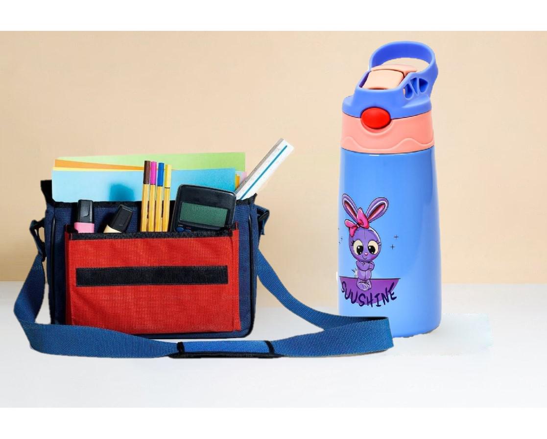 Термос-поильник детский с трубочкой Bunny 350 мл (30169) - фото 2 Термос-поильник детский с трубочкой Bunny 350 мл (30169) - фото 2