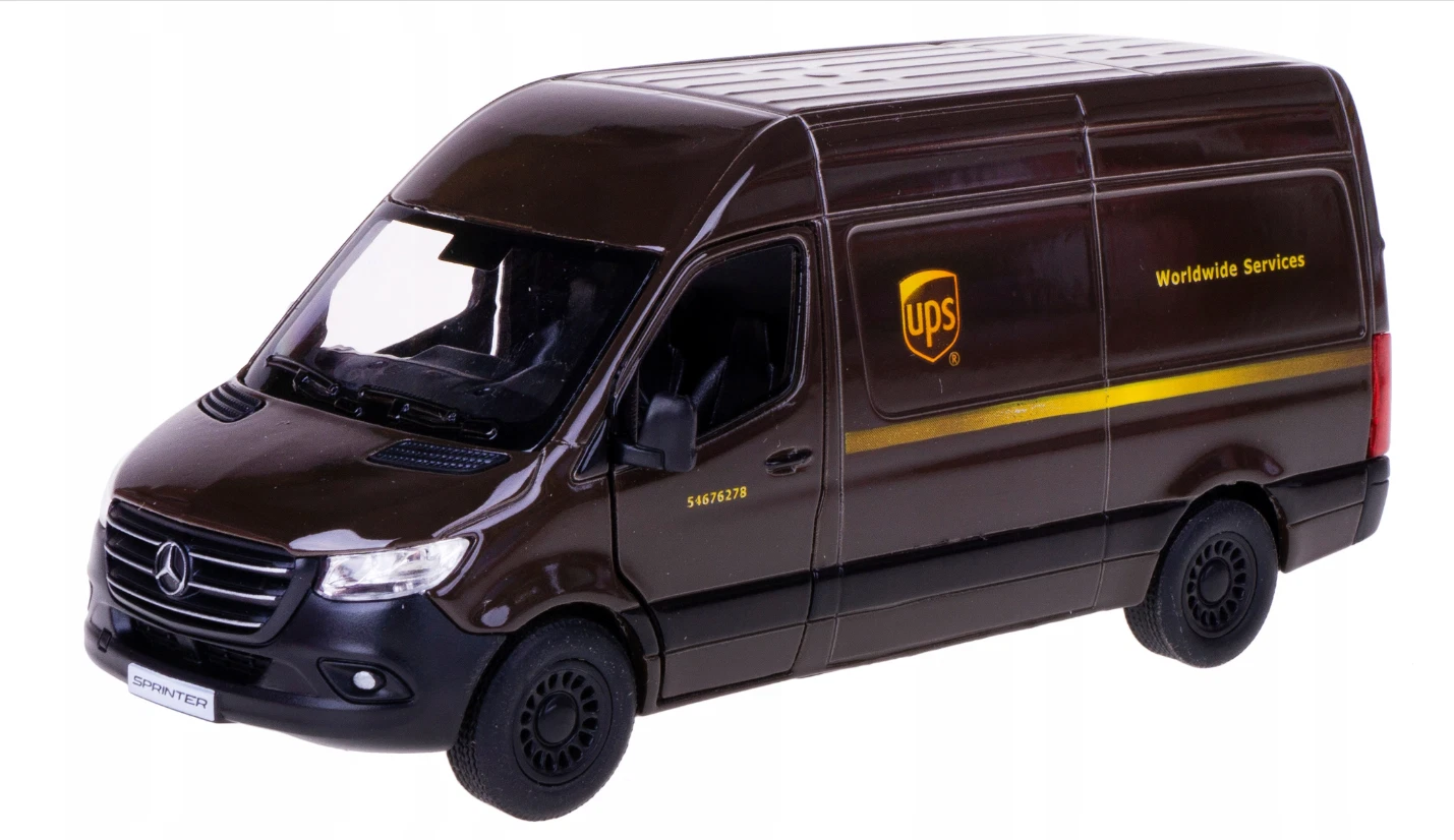 Автомодель Kinsmart MERCEDES-BENZ Sprinter 1:48 Коричневый (IM-176-D-2)