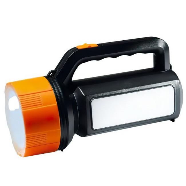 Ручной фонарь Tiross TS-1981 аккумуляторный светодиодный Black (iz14619)