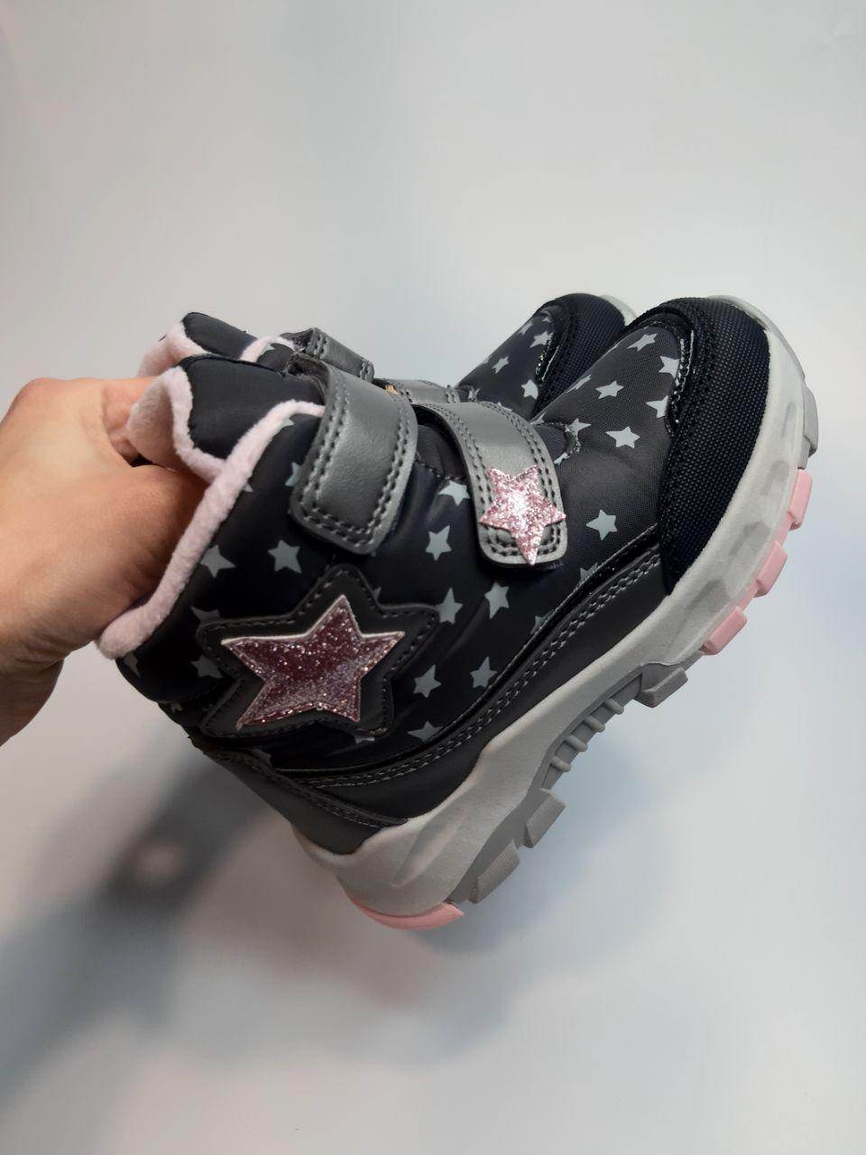 Ботинки для девочки American Club р. 30 19,5 Серый (200 ES grey) - фото 2 Ботинки для девочки American Club р. 30 19,5 Серый (200 ES grey) - фото 2