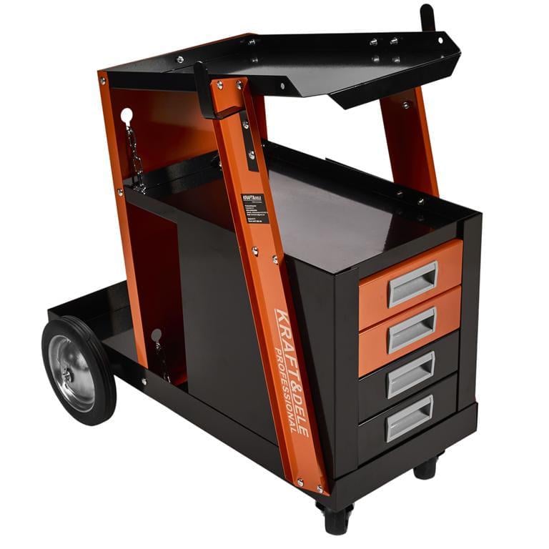 Візок зварювальний Kraft&Dele 4 ящики (KD374)