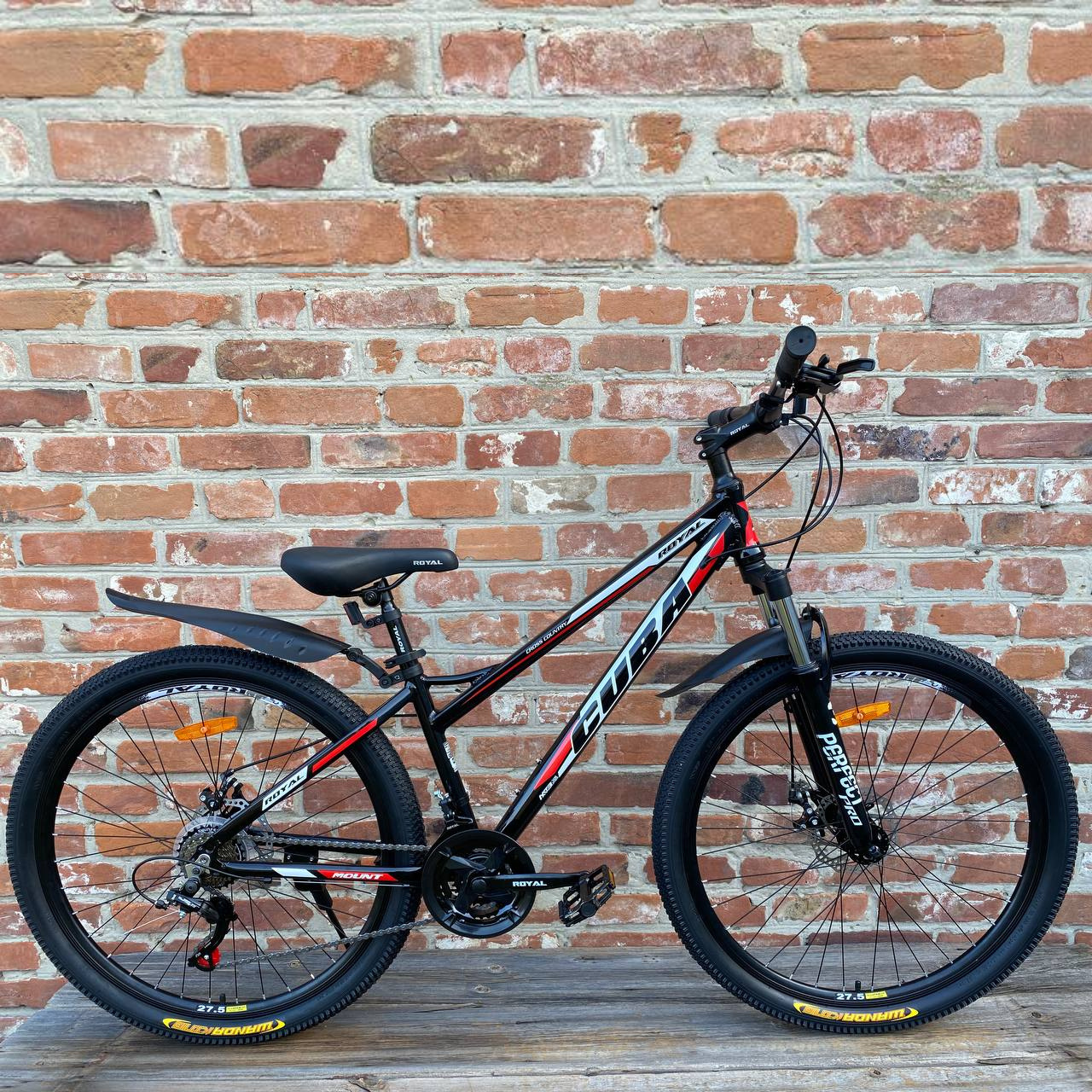 Велосипед AL Royal CUBA 26" 13" рама 2025 Чорно-червоний - фото 2