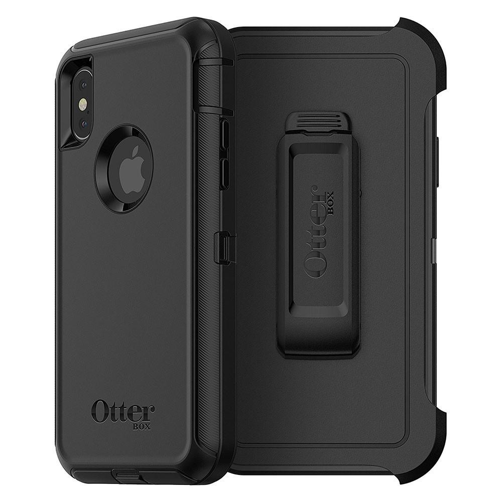 Чехол противоударный с клипсой OtterBox Defender Series для Iphone X/XS Black Чехол противоударный с клипсой OtterBox Defender Series для Iphone X/XS Black