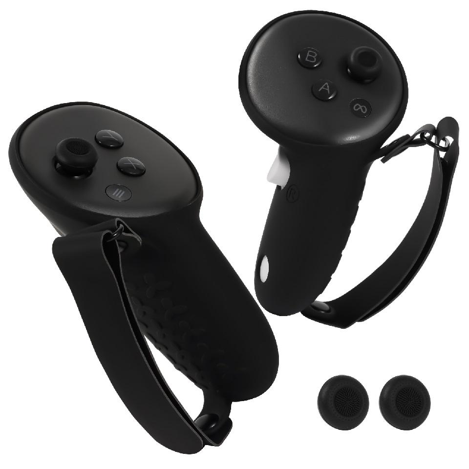 Набір захисту для Oculus Meta Quest 3 7 предметів Чорний (129819) - фото 5
