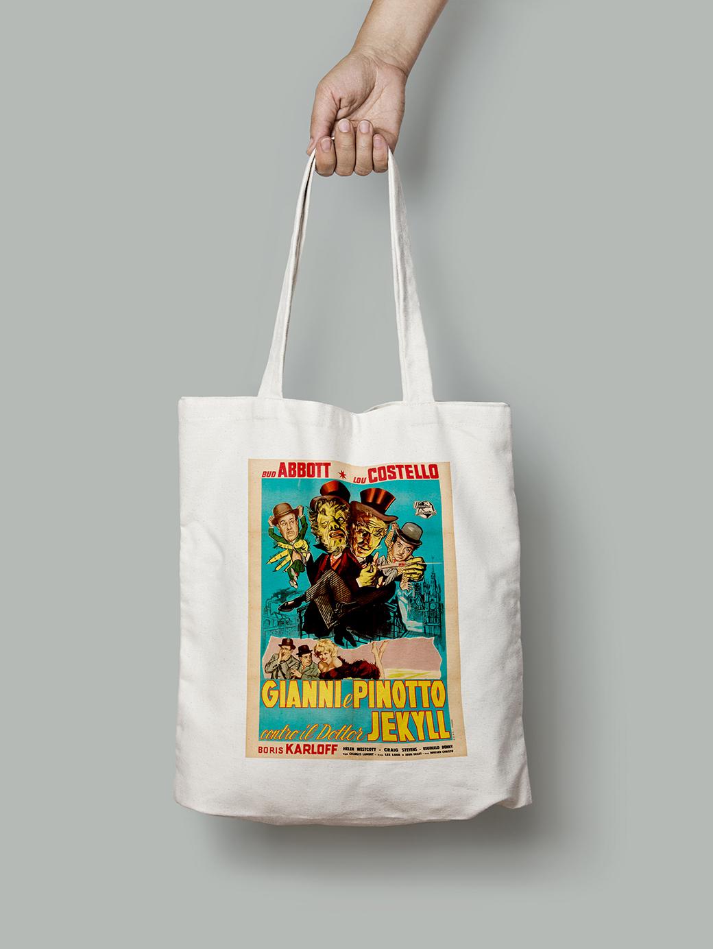 Эко-сумка Эбботт и Костелло встречают доктора Джекилла и мистера Хайда 1953 г. шопер (Afisha1906006_Bag)