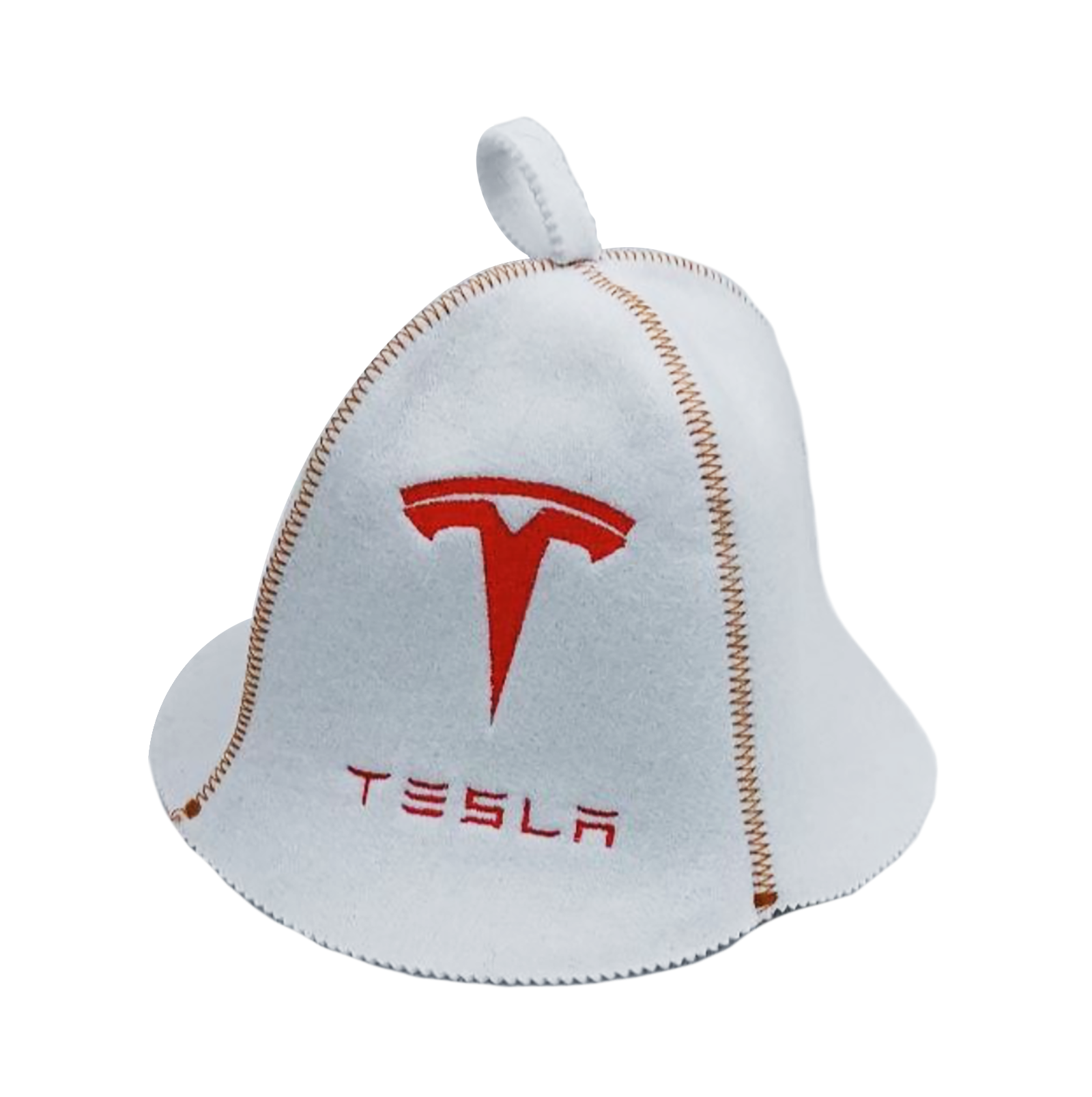 Шапка для сауни та лазні Sunroz "Tesla" штучний фетр Білий (LA-921)