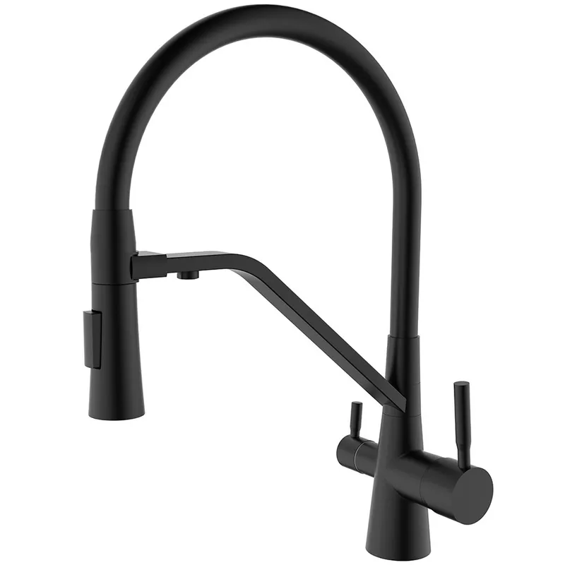 Смеситель для кухни MIXXUS Premium Magnet 021 Black (MI6974)